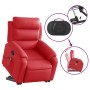 Sillón reclinable de masaje de pie cuero artificial rojo en Sillones | Comprar online en Foru.es
