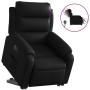 Sillón reclinable y elevable eléctrico cuero sintético negro en Sillones | Comprar online en Foru.es