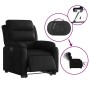 Sillón reclinable y elevable eléctrico cuero sintético negro en Sillones | Comprar online en Foru.es
