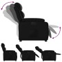 Sillón reclinable y elevable eléctrico cuero sintético negro en Sillones | Comprar online en Foru.es