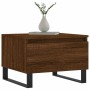 Mesa de centro madera de ingeniería marrón roble 50x46x35 cm de , Mesas de centro - Ref: Foro24-830890, Precio: 43,11 €, Desc...