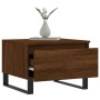 Mesa de centro madera de ingeniería marrón roble 50x46x35 cm de , Mesas de centro - Ref: Foro24-830890, Precio: 43,11 €, Desc...