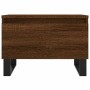 Mesa de centro madera de ingeniería marrón roble 50x46x35 cm de , Mesas de centro - Ref: Foro24-830890, Precio: 43,11 €, Desc...