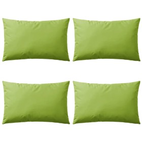 Cojines para exteriores 60x40 cm verde manzana 4 unidades de vidaXL, Cojines - Ref: Foro24-132293, Precio: 85,62 €, Descuento: %