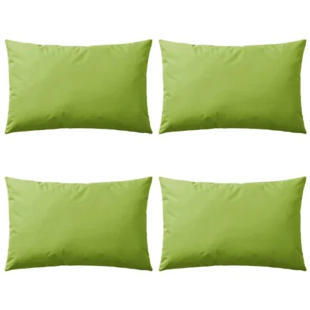 Cojines para exteriores 60x40 cm verde manzana 4 unidades de vidaXL, Cojines - Ref: Foro24-132293, Precio: 71,64 €, Descuento: %