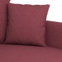 Sofá de 3 plazas de tela rojo tinto 180 cm de , Sofás - Ref: Foro24-359281, Precio: 257,46 €, Descuento: %