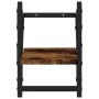 Estantes de pared con barras 2 uds roble ahumado 20x25x30 cm de , Estantes y estanterías - Ref: Foro24-836230, Precio: 16,19 ...