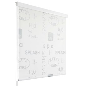 Persiana enrollable de ducha Splash 140x240 cm de vidaXL, Cortinas de ducha - Ref: Foro24-142874, Precio: 33,11 €, Descuento: %