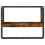 Estantes de pared con barra roble ahumado 40x25x30 cm de , Estantes y estanterías - Ref: Foro24-836285, Precio: 17,10 €, Desc...