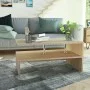 Mesa de centro de madera de ingeniería blanca 90x59x42 cm de vidaXL, Mesas de centro - Ref: Foro24-244855, Precio: 63,09 €, D...