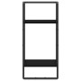 Estante de pared con barra negro 30x25x65 cm de , Estantes y estanterías - Ref: Foro24-836298, Precio: 23,23 €, Descuento: %