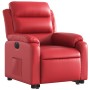 Sillón elevable eléctrico cuero artificial rojo en Sillones | Comprar online en Foru.es