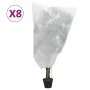 Cubiertas para plantas con cordón 8 uds 70 g/m² 0,8x1 m de , Accesorios de jardinería - Ref: Foro24-3203516, Precio: 21,05 €,...