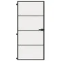 Puerta interior delgada negra vidrio y aluminio 93x201,5 cm de , Puertas para el hogar - Ref: Foro24-155121, Precio: 202,38 €...