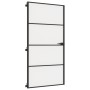 Puerta interior delgada negra vidrio y aluminio 102,5x201,5 cm de , Puertas para el hogar - Ref: Foro24-155123, Precio: 178,6...