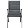 Juego de comedor de jardín 5 piezas de acero negro de vidaXL, Conjuntos de jardín - Ref: Foro24-43318, Precio: 195,06 €, Desc...