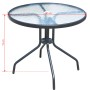 Juego de comedor de jardín 5 piezas de acero negro de vidaXL, Conjuntos de jardín - Ref: Foro24-43318, Precio: 195,06 €, Desc...