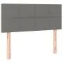 Kopfteil aus dunkelgrauem Stoff, 80 x 5 x 78/88 cm von , Kopf- und Fußteile - Ref: Foro24-346005, Preis: 44,88 €, Rabatt: %