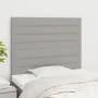 Kopfteile 2 Einheiten aus hellgrauem Stoff 100x5x78/88 cm von , Kopf- und Fußteile - Ref: Foro24-3116462, Preis: 51,36 €, Rab...