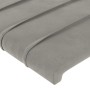 Cabeceros 4 unidades de terciopelo gris claro 100x5x78/88 cm de , Cabeceros y pies de cama - Ref: Foro24-3116538, Precio: 91,...