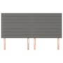Cabeceros 4 unidades de tela gris oscuro 100x5x78/88 cm de , Cabeceros y pies de cama - Ref: Foro24-3116495, Precio: 113,21 €...