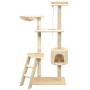 Rascador para gatos con poste rascador de sisal 150 cm beige de vidaXL, Mobiliario para gatos - Ref: Foro24-170487, Precio: 7...