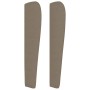 Cabecero con orejas de tela gris taupe 203x23x118/128 cm de , Cabeceros y pies de cama - Ref: Foro24-3118122, Precio: 127,82 ...