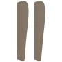 Cabecero con orejas de tela gris taupe 103x23x118/128 cm de , Cabeceros y pies de cama - Ref: Foro24-3118090, Precio: 76,82 €...