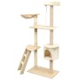Rascador para gatos con poste rascador de sisal 150 cm beige de vidaXL, Mobiliario para gatos - Ref: Foro24-170487, Precio: 7...