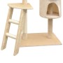 Rascador para gatos con poste rascador de sisal 150 cm beige de vidaXL, Mobiliario para gatos - Ref: Foro24-170487, Precio: 7...