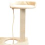 Rascador para gatos con poste rascador de sisal 150 cm beige de vidaXL, Mobiliario para gatos - Ref: Foro24-170487, Precio: 7...