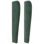 Headboard with dark green velvet ears 103x23x118/128cm by , Headboards and footboards - Ref: Foro24-3118141, Price: 89,20 €, ...