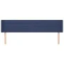 Kopfteil aus blauem Stoff, 203 x 16 x 78/88 cm von , Kopf- und Fußteile - Ref: Foro24-3118936, Preis: 72,71 €, Rabatt: %