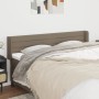 Cabecero de tela gris taupe 203x16x78/88 cm de , Cabeceros y pies de cama - Ref: Foro24-3118934, Precio: 69,77 €, Descuento: %