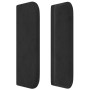 Cabecero de terciopelo negro 203x16x78/88 cm de , Cabeceros y pies de cama - Ref: Foro24-3118976, Precio: 59,07 €, Descuento: %