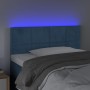 Cabecero con LED de terciopelo azul oscuro 90x5x78/88 cm de , Cabeceros y pies de cama - Ref: Foro24-3121652, Precio: 50,34 €...