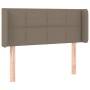 Cabecero con LED de tela gris taupe 93x16x78/88 cm de , Cabeceros y pies de cama - Ref: Foro24-3123222, Precio: 45,93 €, Desc...