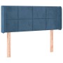 Cabecero con LED de terciopelo azul oscuro 93x16x78/88 cm de , Cabeceros y pies de cama - Ref: Foro24-3123276, Precio: 60,44 ...