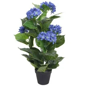 Planta artificial hortensia con macetero 60 cm azul de vidaXL, Flora artificial - Ref: Foro24-244439, Precio: 27,76 €, Descue...