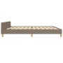 Estructura de cama con cabecero de tela gris taupe 200x200 cm de , Camas y somieres - Ref: Foro24-3125166, Precio: 240,75 €, ...