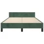 Dark green velvet bed frame with headboard 120x200 cm by , Beds and slatted bases - Ref: Foro24-3125809, Price: 167,06 €, Dis...