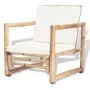 Set de muebles de jardín 4 piezas y cojines bambú by vidaXL, Garden sets - Ref: Foro24-43159, Price: 460,03 €, Discount: %