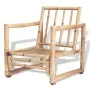 Set de muebles de jardín 4 piezas y cojines bambú by vidaXL, Garden sets - Ref: Foro24-43159, Price: 460,03 €, Discount: %