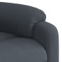 Sillón reclinable eléctrico de terciopelo gris oscuro en Sillones | Comprar online en Foru.es