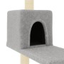 Rascador para gatos con postes de sisal gris claro 95 cm en Mobiliario para gatos | Comprar online en Foru.es