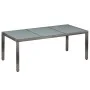 Set de comedor de jardín 9 pzas y cojines ratán sintético gris de vidaXL, Conjuntos de jardín - Ref: Foro24-44070, Precio: 88...