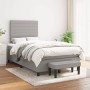 Cama box spring con colchón tela gris claro 120x200 cm de , Camas y somieres - Ref: Foro24-3136661, Precio: 426,73 €, Descuen...