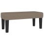 Cama box spring con colchón tela gris taupe 90x200 cm de , Camas y somieres - Ref: Foro24-3136649, Precio: 399,29 €, Descuent...