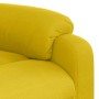 Sillón reclinable eléctrico de terciopelo amarillo en Sillones | Comprar online en Foru.es