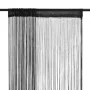 Cortinas de flecos 2 piezas 100x250 cm negras de vidaXL, Cortinas y visillos - Ref: Foro24-132400, Precio: 20,52 €, Descuento: %